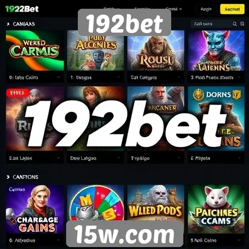 Exploração das opções de jogos disponíveis em 192bet